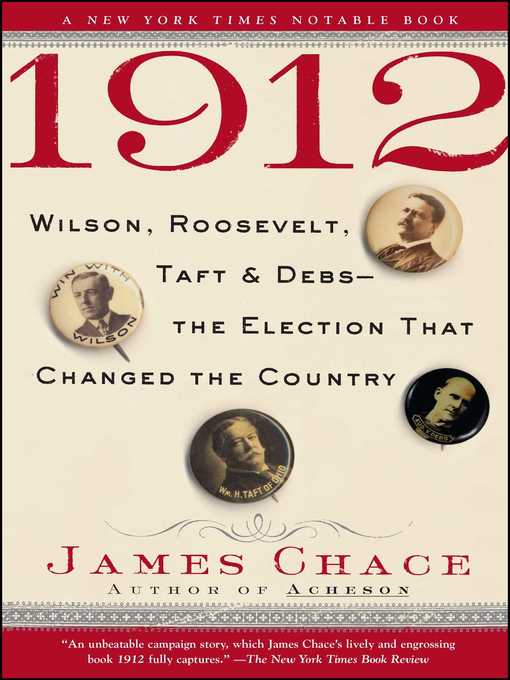 Title details for 1912 by James Chace - Wait list